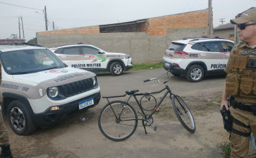 Criciúma: Polícia recupera bicicleta furtada em 15 minutos