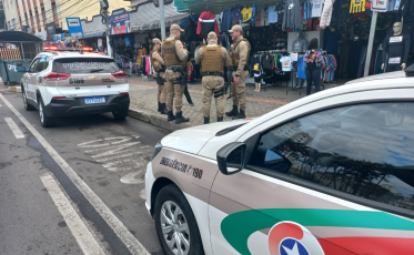 Criminoso é preso após furtar camelódromos no Centro de Criciúma