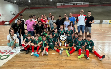 Futsal de Forquilhinha é vice-campeão do Regional da LUD no Sub-12