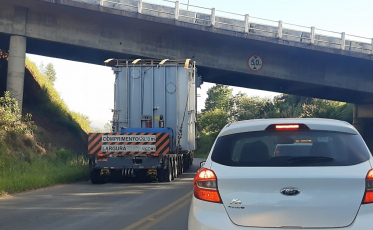 Manhã de longas filas na SC-445 (VIDEO)