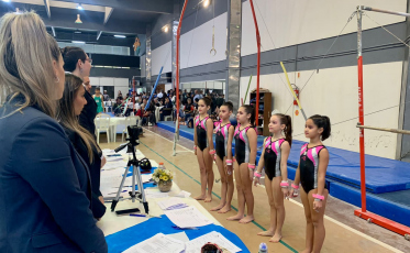 Ginástica rítmica na mira do esporte em Cocal do Sul