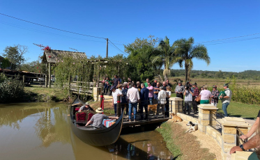 Primeira Gôndola construída no Brasil é inaugurada no Aguaí Santuário Ecológico