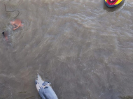 Corpo de Bombeiros esperou baixa da agitação do mar para o resgate