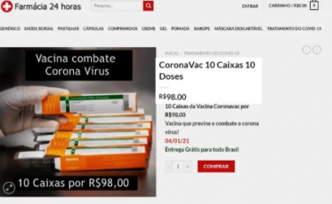 Procon alerta consumidores sobre falsa venda de vacinas contra Covid-19 pela internet
