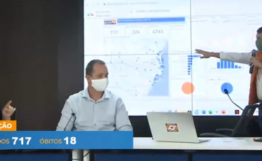 Governador e o coronavírus em Santa Catarina (VÍDEO)