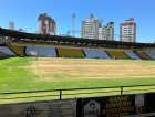 Gramado do Estádio Heriberto Hülse está em processo de revitalização