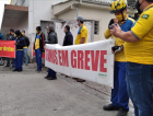 Trabalhadores dos Correios protestam em Criciúma
