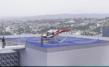 Novo heliponto de Criciúma irá auxiliar no transporte de pacientes e órgãos para transplantes