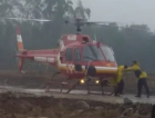 Trabalhadores resgatados após enxurrada na Serra da Rocinha (VIDEO)