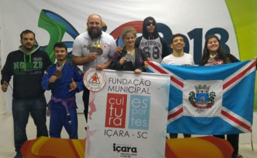 Jiu-Jitsu de Içara comemora três medalhas nos Jasc