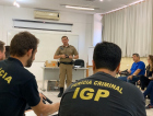 Servidores do IGP recebem instrução para habilitação de armas de fogo 