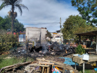 Casa é destruída em incêndio no Bairro Imperatriz