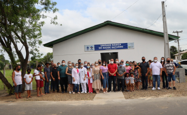 Governo de Forquilhinha entrega UBS do bairro Saturno