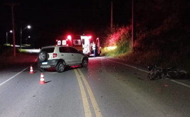 Motociclista morre em acidente grave em Urussanga