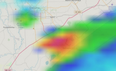 A surpresa com o granizo em Rincão, Içara e Turvo (VÍDEO)