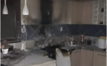 Cozinha de residência é atingida por incêndio em Garopaba