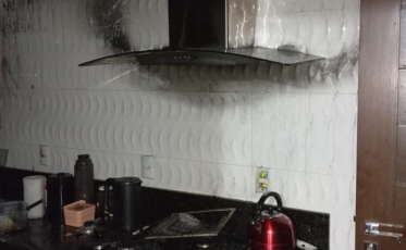 Panela com óleo causa principio de incêndio em residência em Santa Rosa do Sul