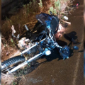 Motociclista morre após acidente com cavalo em rodovia de Forquilhinha