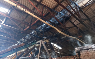 Incêndio atinge empresa em Içara