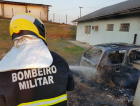 Carro é incendiado no CCZ em Criciúma