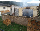 Incêndio destrói residência em Meleiro
