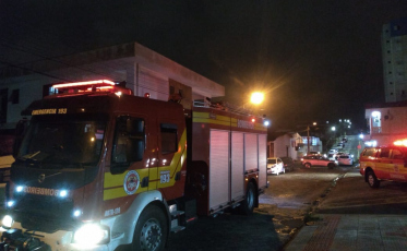 Princípio de incêndio é registrado em restaurante