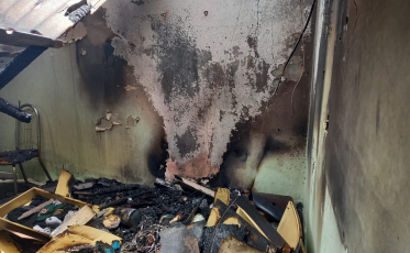 Incêndio destrói parcialmente residência em Balneário Rincão