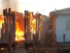 Fogo em residência de Siderópolis (VÍDEO)