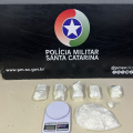 Nova apreensão de cocaína causa prejuízo de mais de R$ 200 mil ao tráfico em Criciúma