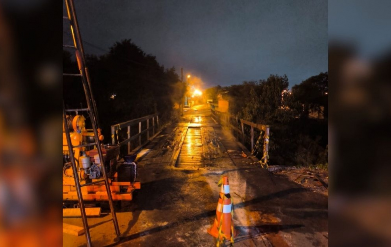 Homem é preso após incendiar ponte em Criciúma em “protesto” por acidente
