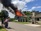 Residência é atingida por incêndio no Pedro Zanivan