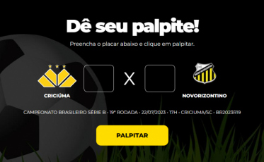 Criciúma x Novorizontino: saiba quem ganhou o Bolão do Bistek