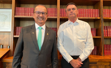 Jorginho Mello se encontra com Bolsonaro em Brasília nesta quinta-feira
