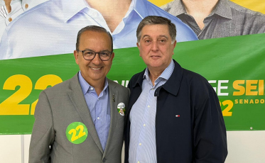 Jorginho Mello ganha apoio de Topázio Neto para melhorar votação na capital