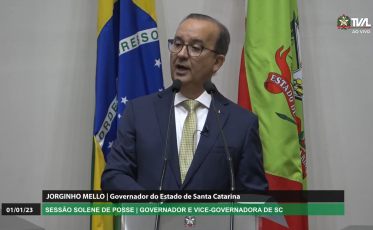 Jorginho Mello e Marilisa Boehm tomam posse em Florianópolis 