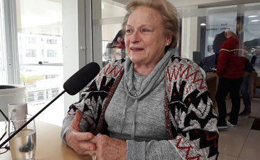 A primeira jornalista da região