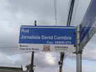 Rua Jornalista David Coimbra eterniza o nome do profissional em Criciúma