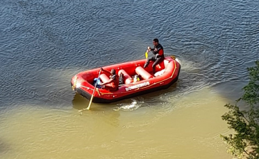 Bombeiros continuam em busca de jovem desaparecido no Rio Tubarão