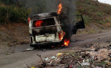 Responsável por incêndio em Kombi foi apreendido