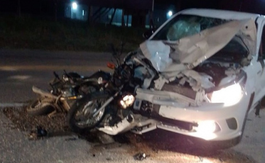 Acidente grave deixa três pessoas feridas em Laguna