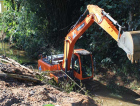 Urussanga: Limpeza do Rio dos Americanos é iniciada pela Administração Municipal