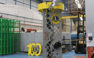Centenário do Lions Clube é comemorado com inauguração de monumento
