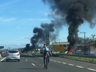 Manifestação em Araranguá