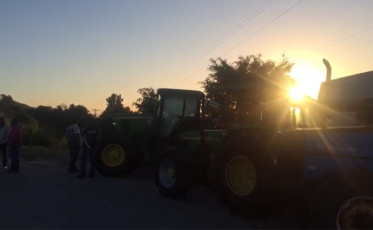 Segundo dia de manifestação de caminhoneiros e agricultores