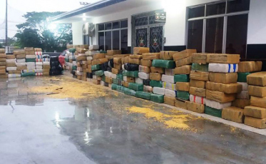 Polícias realizam a maior apreensão de maconha da história de SC