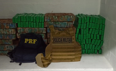 Polícia apreende 250kg de maconha na BR-101
