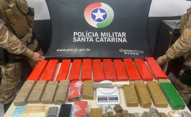 Criciúma: PM apreende mais de 15 quilos de maconha no bairro Progresso