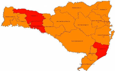 Covid-19: Amurel no gravíssimo. Amrec e Amesc no grave