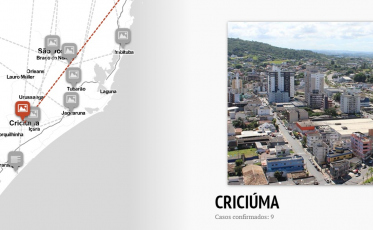 O mapa do coronavírus em SC: já são 86 casos