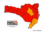 Covid-19: Apenas 4 regiões de SC seguem no nível Grave